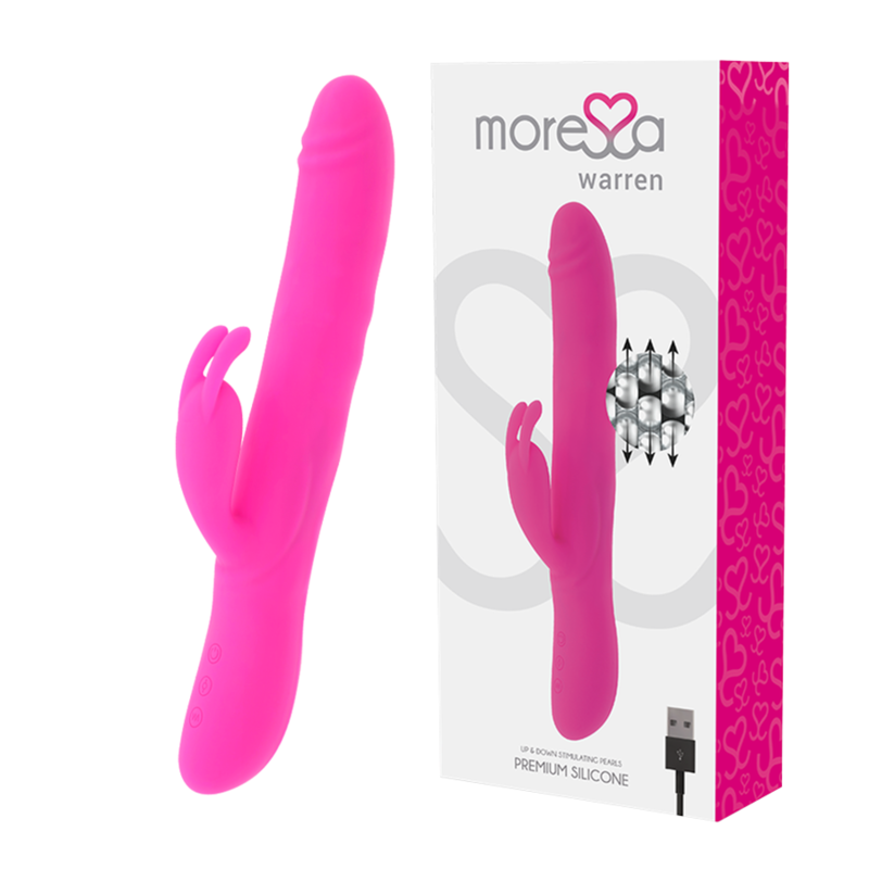 MORESSA - WARREN IMPULSOR OSCILANTE Y POTENTE VIBRACIÓN PREMIUM SILICONA RECARGABLE